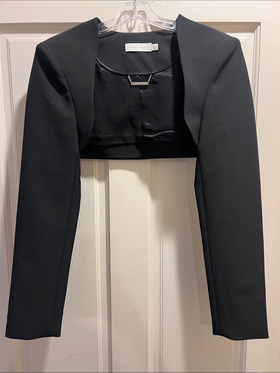 Jonathan Simkhai Jackets & Blazers - Jonathan Simkhai Black Cropped Bolero Blazer